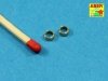 Aber 35A127 Feifel air cleaners tubes for early Tiger I, Ausf.E (Sd.Kfz.181) (1:35)