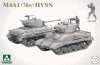 Takom 2195W M4A1(76w)HVSS + M1 Super Sherman + US Army Tank Crewman - Limited Edition Sherman² Box 1/35