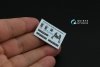 Quinta Studio QD72134 AV-8B late 3D-Printed coloured Interior on decal paper (Hasegawa) 1/72