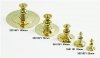 Pontos 35012P1 Buffed and Polished Solid Brass Pedestals Type 50 for Ship models