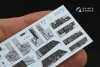 Quinta Studio QD48216 F/A-18D Late 3D-Printed & coloured Interior on decal paper with resin parts (Kinetic) 1/48