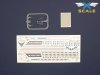 X-Scale 144008 B707-124 Long Range Narrow Body Airliner Continental 1/144