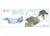Quinta Studio QDS-32155 F-15C Early/F-15A/F-15J early 3D-Printed & coloured Interior on decal paper (Tamiya) (small version) 1/32