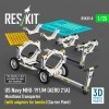 RESKIT RSK35-0008 US NAVY MHU-191/M (AERO 21A) Munitions Transporter (with adapters for bombs) (Carrier Fleet) (3D Printed model kit) 1/35