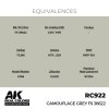 AK Interactive RC922 Camouflage Grey FS 36622 17 ml