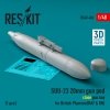 RESKIT RS48-0485 Mark 4 20mm gun pod (1 pcs) (3D Printed) 1/48