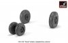 Armory Models AW32310 F-14D Tomcat late type wheels w/ weighted tires 1/32