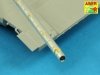 Aber 35 L-187 Armament for Russian Main Battle Tank T-14 ARMATA barrel for 125 mm 2A82-1M cannon & barrel for 12,7 mm Kord AA MG 1/35