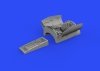 Eduard 648974 F-16C wheel bays early PRINT KINETIC MODEL 1/48