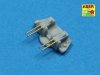 Aber 350L-21 Set of 20 pcs 40 mm Bofors Mk.1 barrels for US Navy ships (1:350)