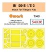 Omask 54038 Bf 109 E-1 / E-3 mask (for Wingsy Kits) 1/48