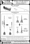 Master GM-72-019 German WWII 1,4m rod antenna (for Fu 7 radio set) (1pc) 1/72