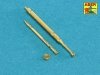 Aber 35L-118 Barrel for Russian 12,7mm heavy machine gun DShK, after WWII version (T-54/55; BTR-60APC) (1:35)