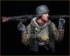 Young Miniatures YM1882 German Machine Gunner Eastern Front WWII 1/10