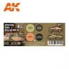 AK Interactive AK11678 3G BRITISH ARMY COLORS AFRICA LATE 1942-1943 4x17 ml