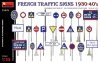 Miniart 35645 FRENCH TRAFFIC SIGNS 1930-40’s 1/35