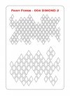 Paint Forge PFST004M STENCIL - DIAMONDS 2