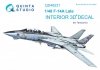 Quinta Studio QD48231 F-14A Late 3D-Printed & coloured Interior on decal paper (for Tamiya kit) 1/48
