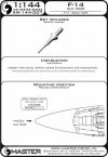 Master AM-144-007 F-14 - Alfa Probe 1:144