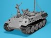 ICM 35343 Prost! Between Battles on Bergepanther WWII German Tankmen with Bergepanther 1/35