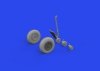 Eduard 648965 TBF/ TBM wheels w/ pattern ACADEMY 1/48