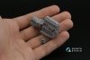 Quinta Studio QD43001 KAMAZ-43509 3D-Printed coloured Interior on decal paper (Zvezda) 1/43