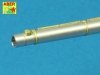 Aber 35 L-187 Armament for Russian Main Battle Tank T-14 ARMATA barrel for 125 mm 2A82-1M cannon & barrel for 12,7 mm Kord AA MG 1/35