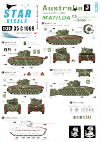 Star Decals 35-C1069 Australia Tanks & AFVs # 4 1/35