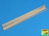 Aber WR3 Wood round rods 3,00 mm lenght 250 mm x 10 pcs.