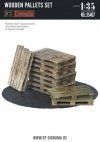 RT-Diorama 35407 Wooden Pallets Set - 10 pcs