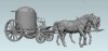 Copper State Models F35-047 A pair of horses for Fahrpanzer 1/35