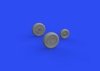 Eduard 648707 F-16 wheels early AMIYA 1/48