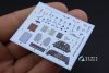 Quinta Studio QD32049 Bf 109E-4 3D-Printed & coloured Interior on decal paper (for Eduard kit) 1/32