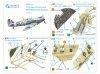 Quinta Studio QD32140 Hawker Hurricane Family 3D-Printed & coloured Interior on decal paper (Fly) 1/32