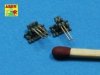 Aber 350L-23 Set of 20 pcs 25 mm type 96 A/A barrels for Japan ships (1:350)