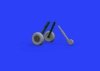 Eduard 648455 Spitfire Mk. I wheels 1/48 TAMIYA