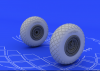 Eduard 672011 B-17G wheels 1/72 (REVELL)