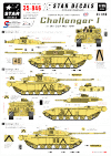 Star Decals 35-846 Challenger I in the Gulf War 1/35