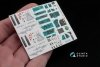 Quinta Studio QD48027 MiG-31B 3D-Printed & coloured Interior on decal paper (for AMK kit) 1/48