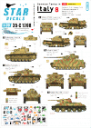 Star Decals 35-C1208 German tanks in Italy # 8 Mixed AFVs 1/35