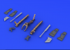 Eduard 648080 MiG-21 undercarriage legs BRONZE 1/48 (Eduard)