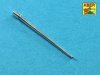 Aber 35L-180 25mm M242 Bushmaster early chain gun barrel & 7,62mm M240 machine gun barrel used on early M2/M3 Bradley or LAV-25 1/35