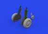 Eduard 644276 Bf 108 regular wheels LooKplus EDUARD 1/48