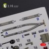 KELIK K48086 P-40N interior 3D decals for Academy kit 1/48