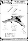 Master AM-72-101 TS-11 Iskra - Pilot Tubes and 23mm gun barrel 1:72