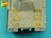 Aber 72A16 Siatki do niemieckiego czołgu Panther, Ausf.A/D / PzKpfw. V, Ausf.A/D, Panther - Grilles 1/72