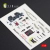 KELIK K48014 P-47M THUNDERBOLT INTERIOR 3D DECALS FOR TAMIYA KIT 1/48