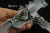 Quinta Studio QD32137 P-40E/K 3D-Printed & coloured Interior on decal paper (Hasegawa) 1/32