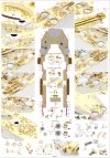 Pontos 37034FB USS BB-63 Missouri 1945 Advanced Detail Up Set for Hobbyboss Kit (Deck Blue 20B stained wooden deck) 1/350