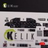KELIK K48015 P-47D Razorback interior 3D decals for Tamiya kit 1/48